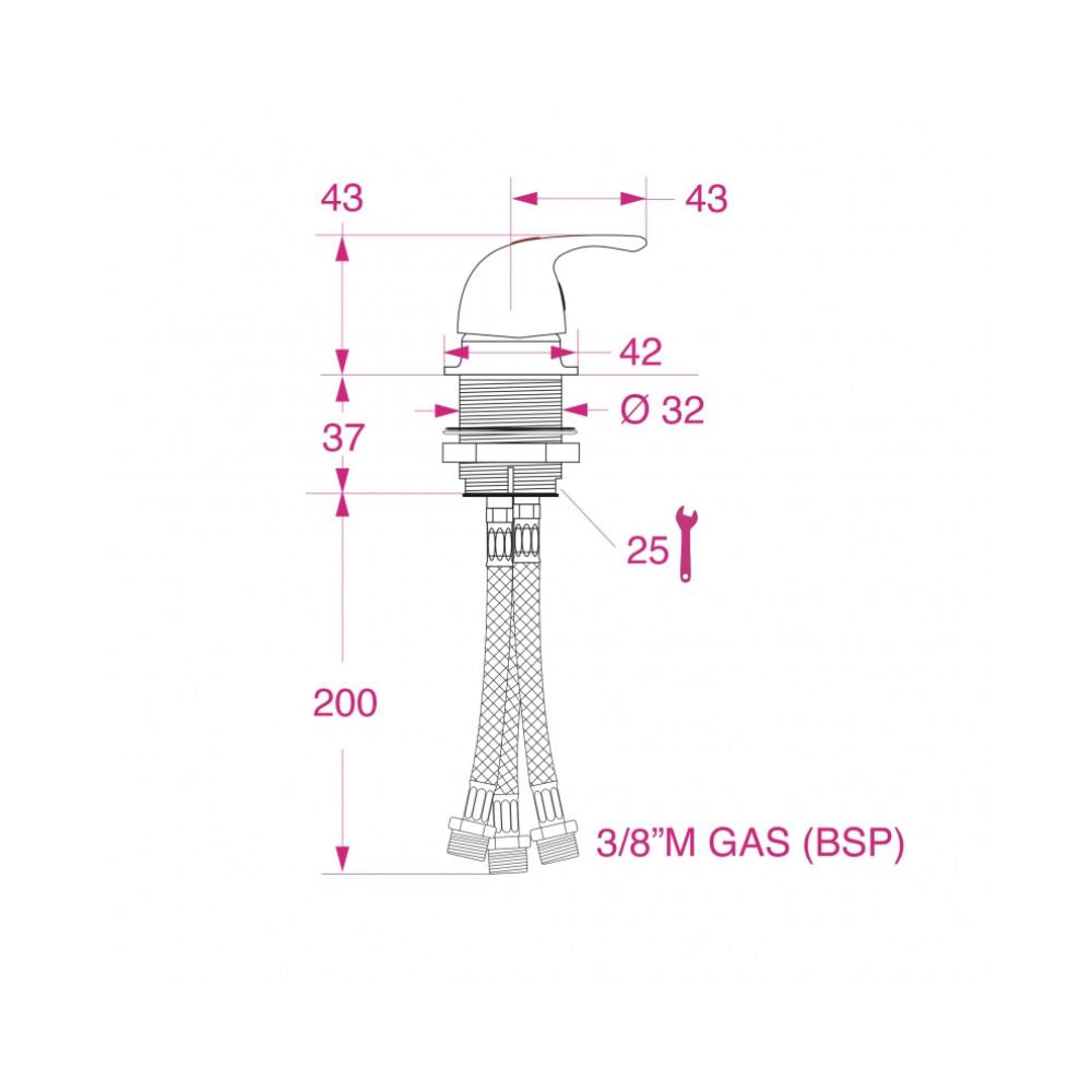 BARKA MINI HANDLE SHOWER MIXER