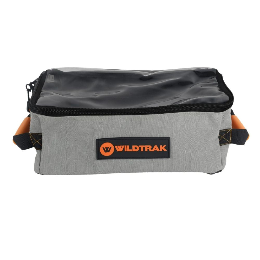 Canvas Clear Top Storage Bag with Handles - Medium