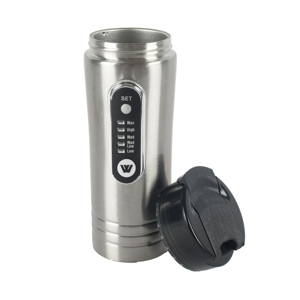 WILDTRAK 12V TRAVEL MUG WITH BUILT IN HEATER