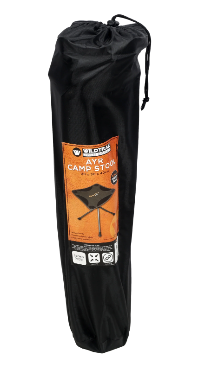 FOLDING CAMP STOOL 120KG RATING