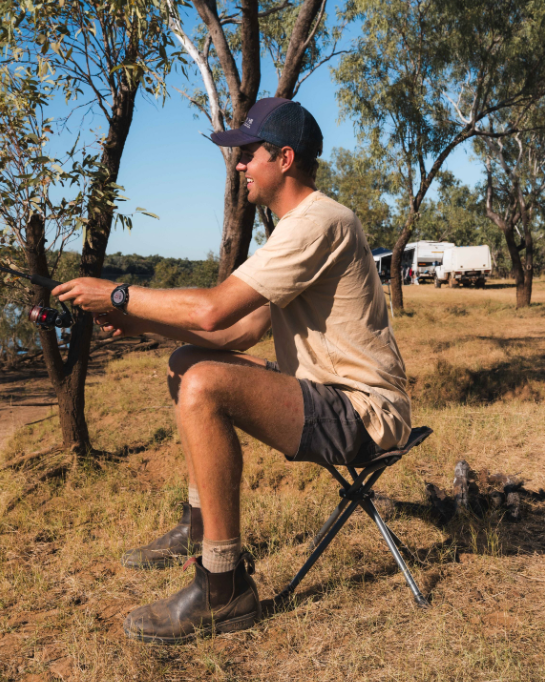 FOLDING CAMP STOOL 120KG RATING