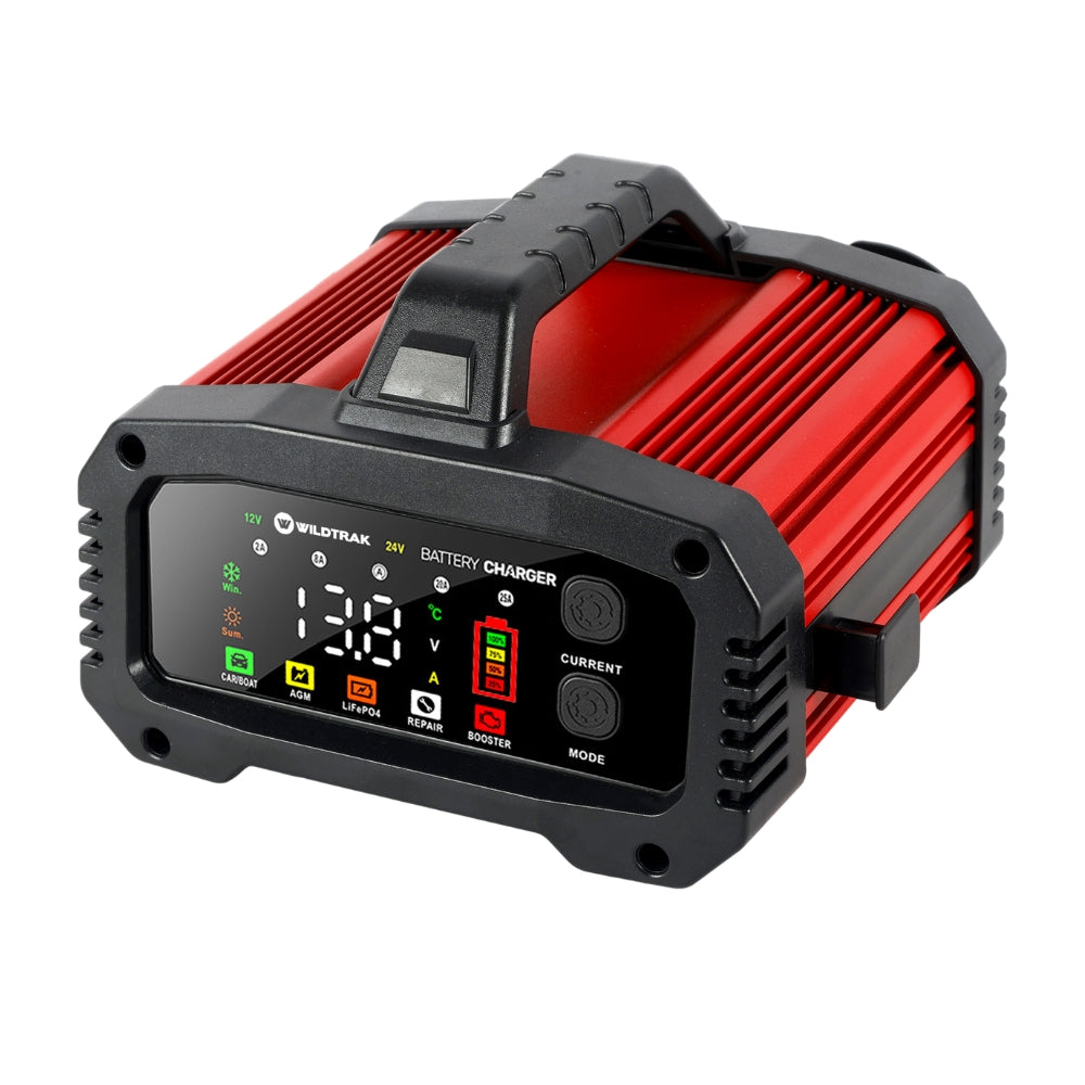 WILDTRAK 25A 12V SMART BATTERY CHARGER