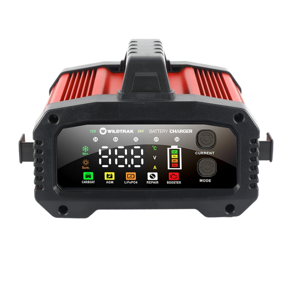 WILDTRAK 25A 12V SMART BATTERY CHARGER