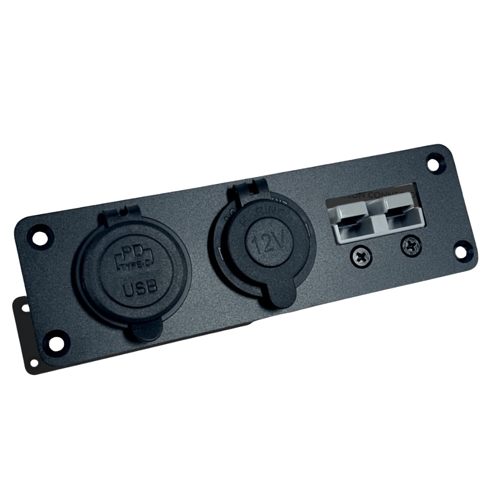 PANEL MOUNT USB-C 12V ACCESSORY & 50A ANDERSON