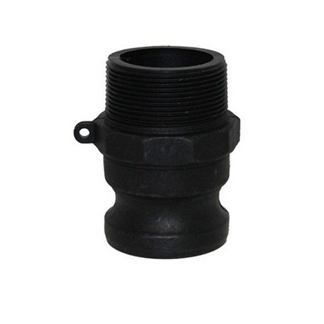 Black pipe fitting on a white background