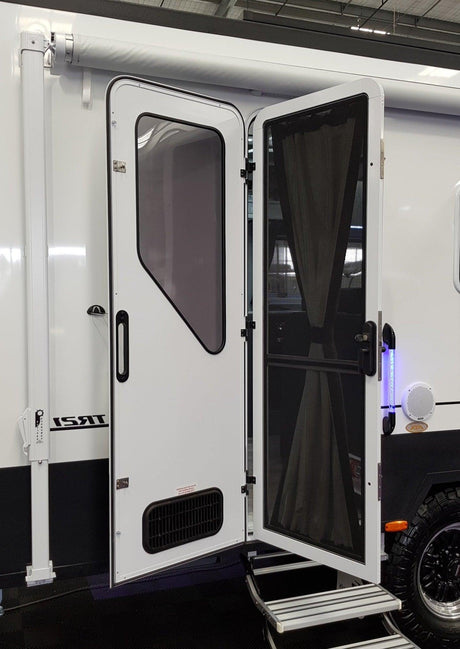Caravan DC Door - Left Hand Hinge - Aussie Traveller