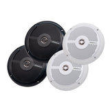 Two-Way 6.5" Slimline Speakers Set - 2 Pairs