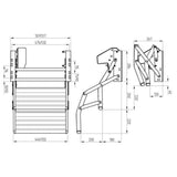 Thule 12V Double Drop Down Step