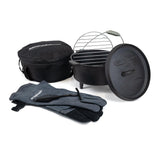 Cast Iron Camp Oven Set - 5 Piece - Aussie Traveller
