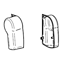 Thule 4900 White Awning End Caps - Aussie Traveller