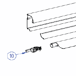 Thule LH+RH EndCap Roller 4900