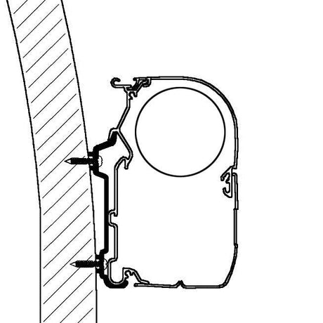 Thule Ford Transit high roof Bracket - Aussie Traveller