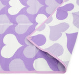 Outdoor Mat - Lavender Hearts