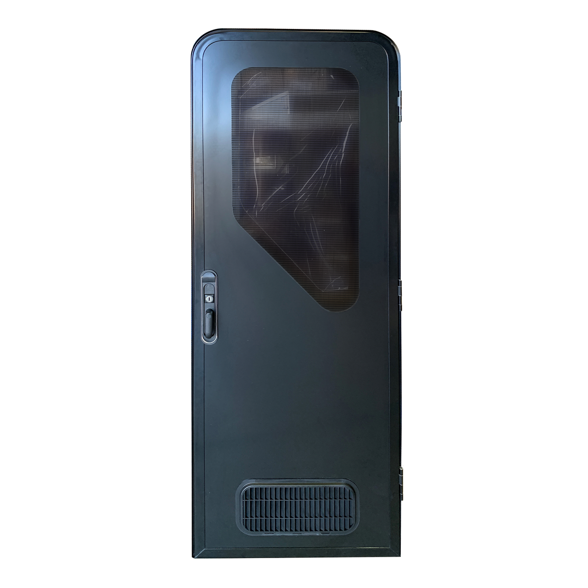 DC Caravan Door with Pleated Blind - Right Hand Hinge