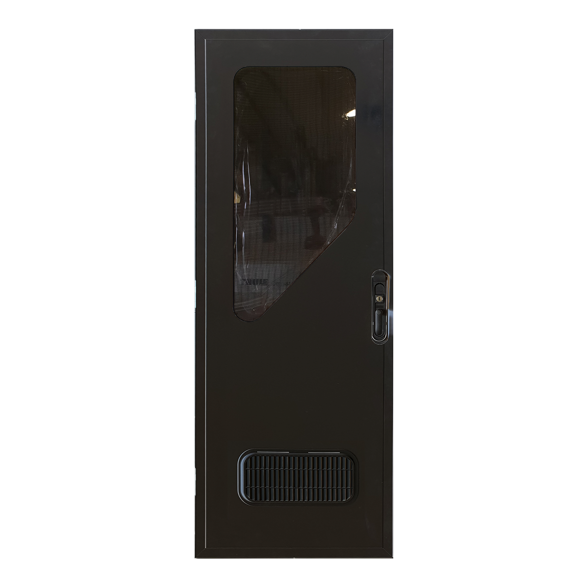 DC Caravan Door with Pleated Blind - Left Hand Hinge