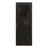 DC Caravan Door with Pleated Blind - Right Hand Hinge