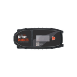 Battery charger with digital display on a white background