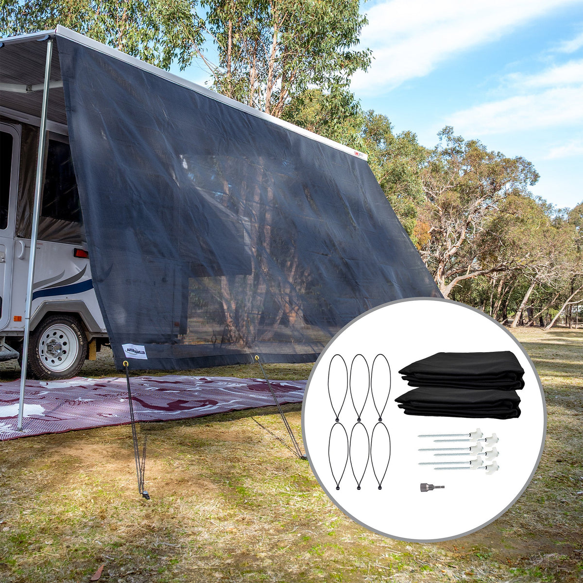 Sunblocker Privacy Screen Bundle - Black