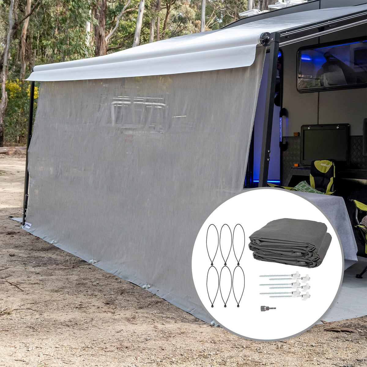 Sunblocker Privacy Screen Bundle - Grey