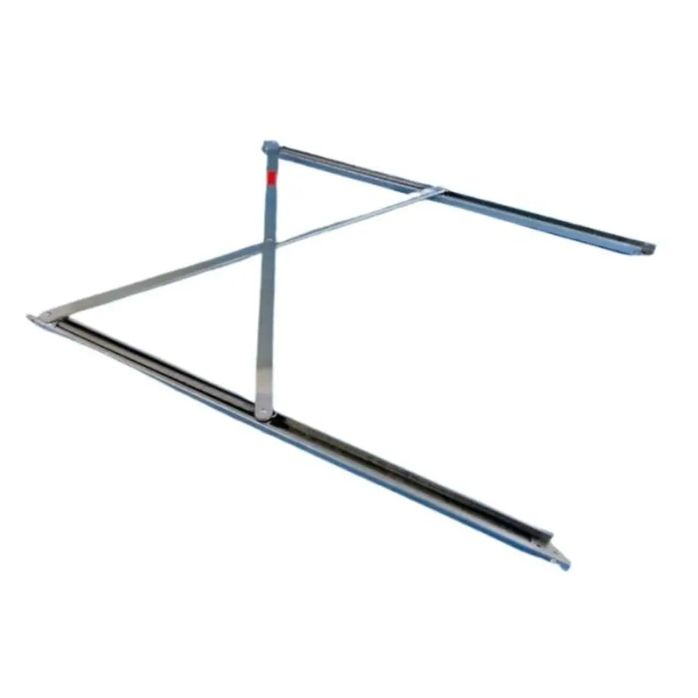 A canopy lifter mechanism typically used for pop-top caravans and campers, showing a metal frame