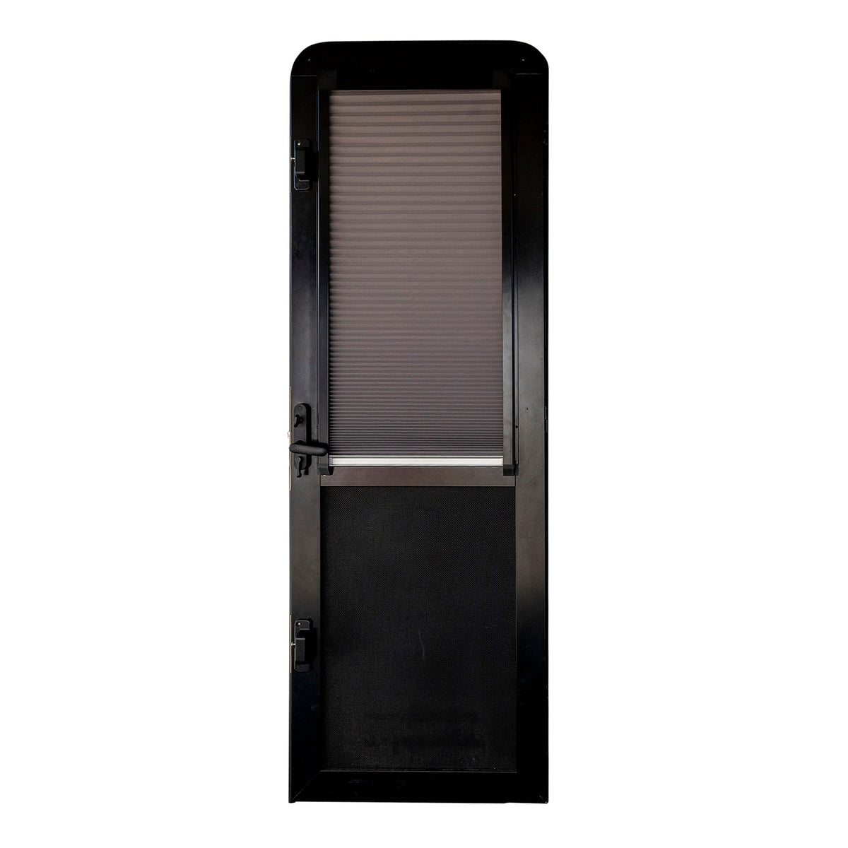 DC Caravan Door with Pleated Blind - Left Hand Hinge