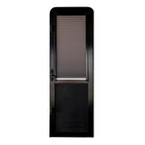 DC Caravan Door with Pleated Blind - Left Hand Hinge