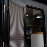 DCE Caravan Door with Pleated Blind - Left Hand Hinge