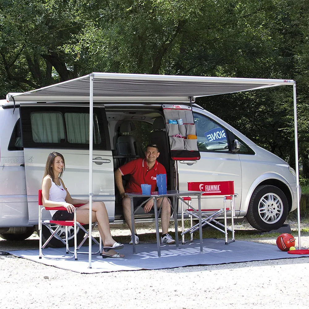 Fiamma F45s 4m Awning - Titanium Case - Royal Grey Vinyl