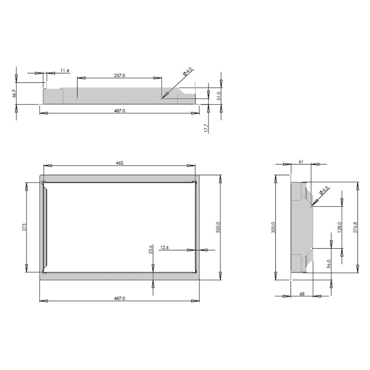 20L Microwave Oven Mounting Bracket