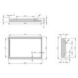 20L Microwave Oven Mounting Bracket
