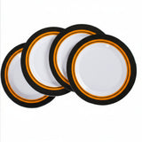 Set of 4 melamine side plates