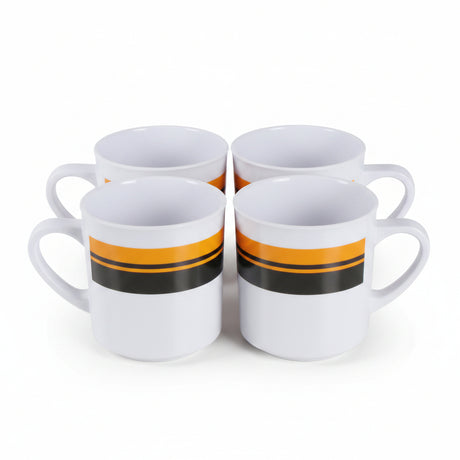 Set of 4 melamine mugs