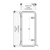 One Piece Service Doors