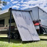 Premium Privacy Screen End Wall - Centre Zip