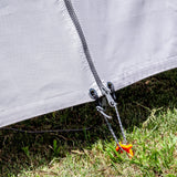 Premium Privacy Screen Long Side Wall - Centre Zip