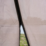 Premium Privacy Screen Long Side Wall - Centre Zip