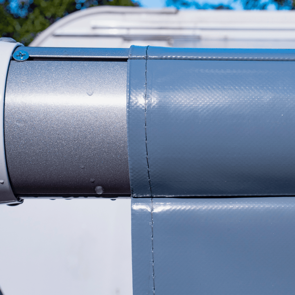 Sunburst Eclipse Awning - Grey - Aussie Traveller