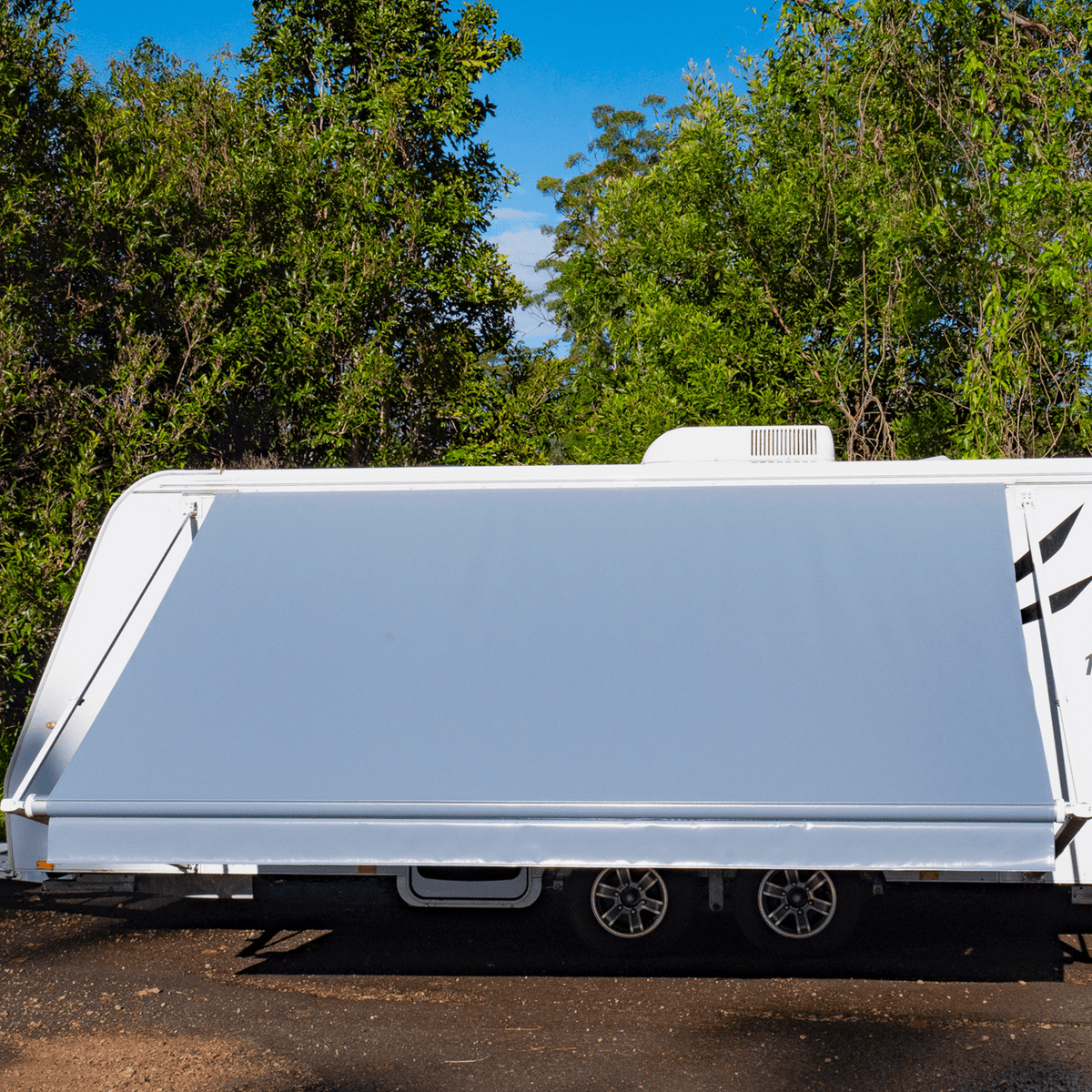 Sunburst Eclipse Awning - Grey - Aussie Traveller