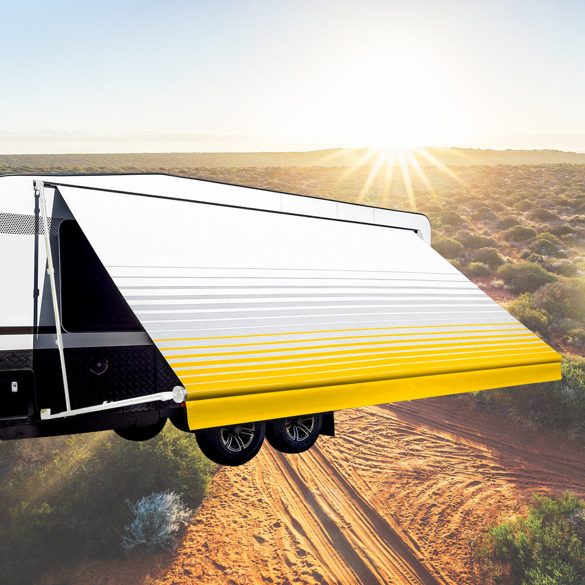 Sunburst Eclipse Awning - Yellow