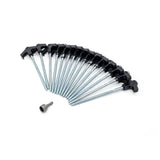 Screw in Pegs Set - Black