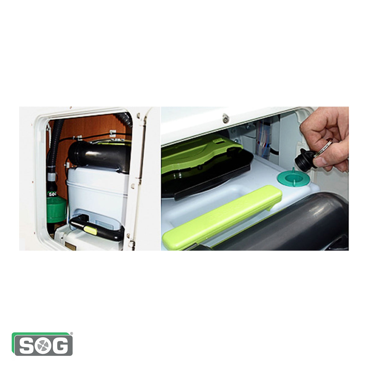 SOG Toilet Ventilation System - Floor Vent