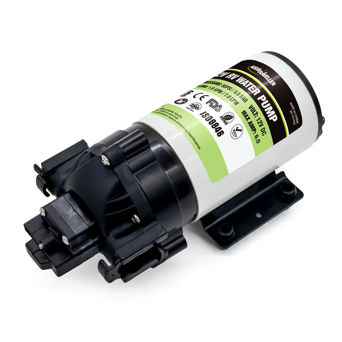 Aussie Traveller 12V RV Water Pump - 7.0LPM