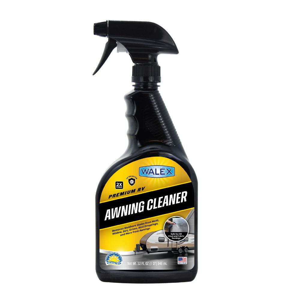Walex Premium RV Awning Cleaner spray bottle on a white background