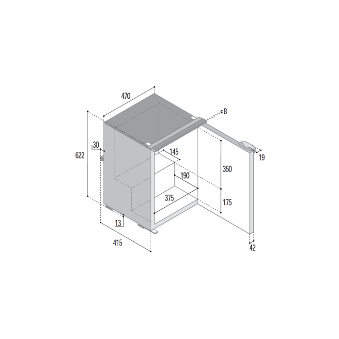 Vitrifrigo C60I Fridge 12/24/240V