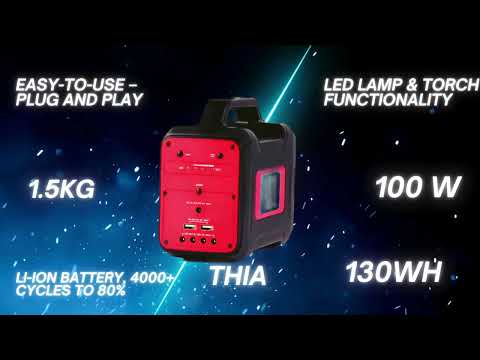 Thia Hand Held Lithium Solar Generator