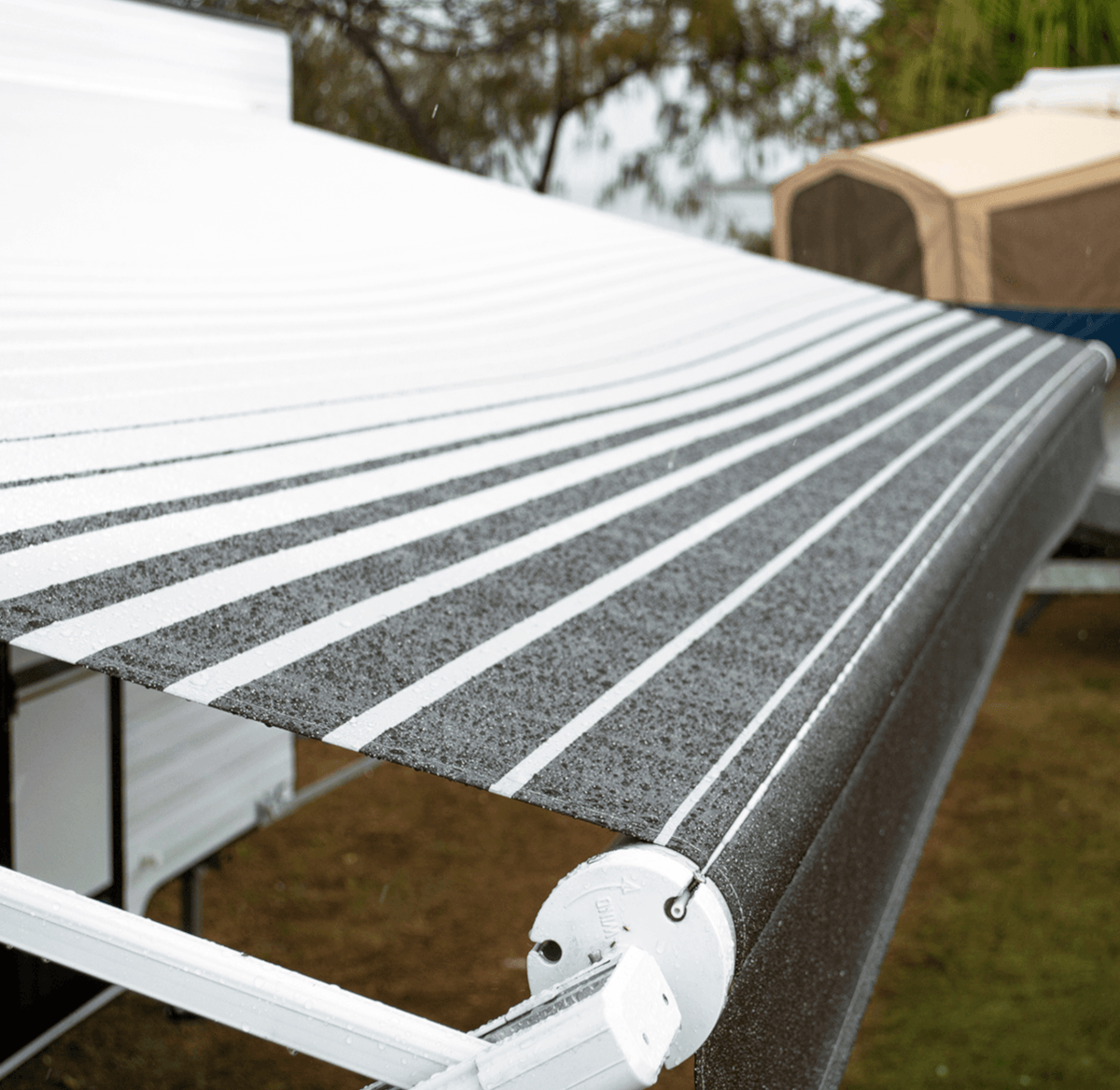 Sunburst Eclipse Awning - Blue - Aussie Traveller